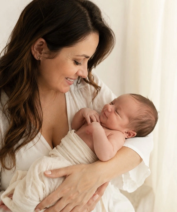 Mãe com bebê